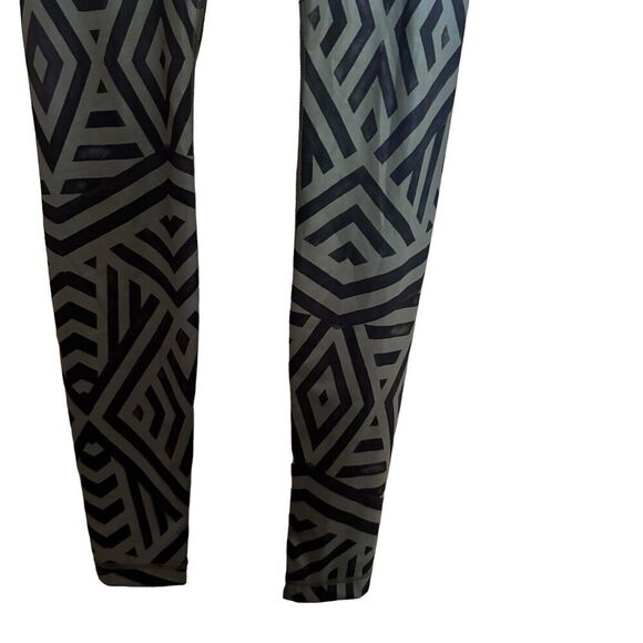 Lululemon Wunder Under Leggings Womens 6 Olive Geo Pattern Activewear Bottoms - Picture 6 of 8